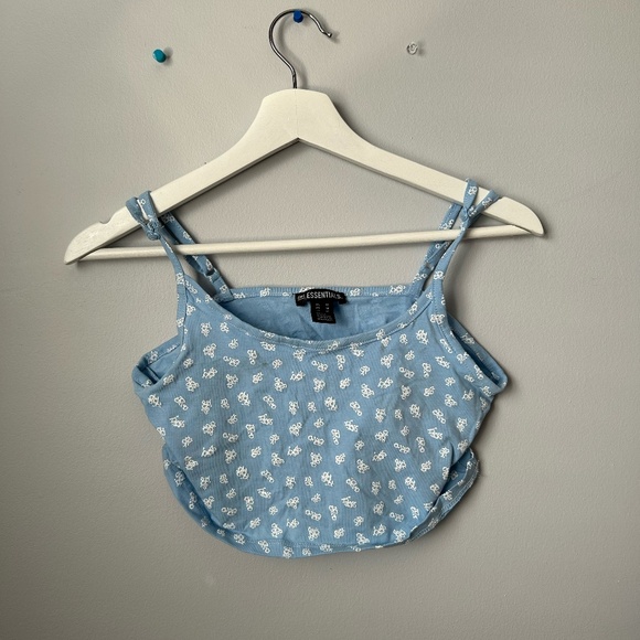 Women's Flower Crop Top - Picture 1 of 2